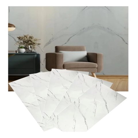 Eoland - X12 Palmetas Adhesivas Laminas De Pared Mural 30X60Cm 2Mt2