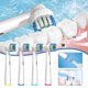 thumbnail image 3 of Cabezales de repuesto para cepillo de dientes FIRIK, paquete de 16, compatibles con Oral-B, 3 of 5