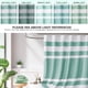thumbnail image 4 of Cortina de ducha Madison Park Waffle Weave Aqua 180 x 180 cm, 4 of 8