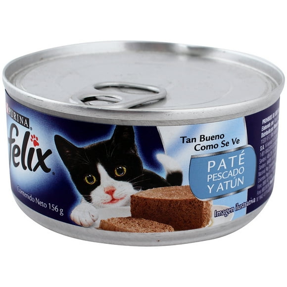 Alimento Húmedo Gato Adulto Sabor Atún Lata, 156 g