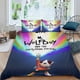 thumbnail image 2 of Wolfboy y la Fábrica de Todo Conjunto de sábanas temático, trío de piezas, cómodo y amigable con la piel, diseño único, regalo de decoración para el hogar para familiares, amigos y fans,173cm *218cm, 2 of 6