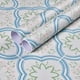 thumbnail image 1 of 1pc Peel And Stick Wallpaper Tile, Moroccan Tile Cover Up Stickers PVC Contact Paper For Floors Waterproof Wear-resistant Wall Tiles For Bathroom Walls Kitchen Back Splash Vinyl Flooring Roll Floor, 1 of 5