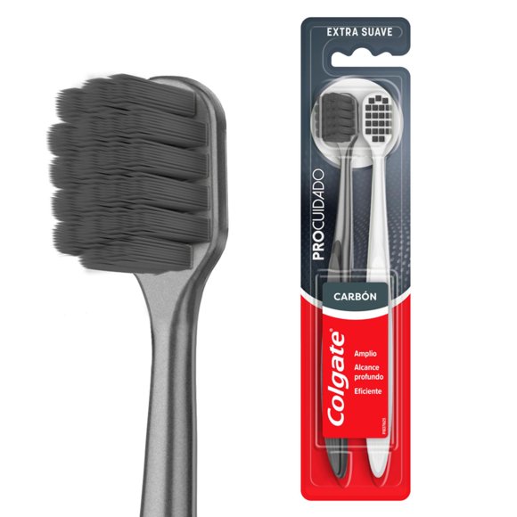 Cepillo de Dientes Pro Cuidado Charcoal 2 U, Un L