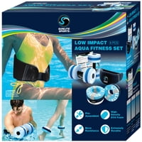 Set De Entrenamiento Acuático Sunlite Sports, Cinturón De Natación Con Mancuernas