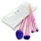 thumbnail image 4 of Set de brochas de maquillaje MODA 6 piezas, vegano, con estuche holográfico, 4 of 8