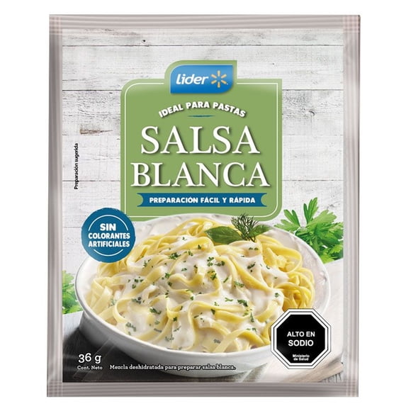 Salsa Blanca (5 Porciones) Sobre, 36 g