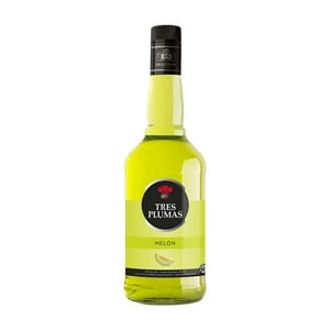 Licor Tres Plumas Licor De Melón 24° 700Cc