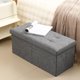 thumbnail image 2 of Banco Otomano Plegable CUYOCA con Almacenamiento 75L Gris Oscuro, 2 of 9