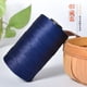 thumbnail image 1 of suxuMhao Hilo de Seda de Lino Helado Azul Oscuro 8.82oz/250g 1 Rollo Hilo de Tejido de Algodón y Lino Diseño Calado Plano Transpirable para Bolsa de Playa Sombrero de Sol de Verano Manualidades de, 1 of 4