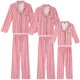 thumbnail image 1 of INSPIRE CHIC Conjunto de Pijamas Familiares Navideños a Juego con Cuello de Solapa a Rayas y Botones, Manga Larga, con Bolsillo ["Hombres"] XX-Grande a Rayas, 1 of 5