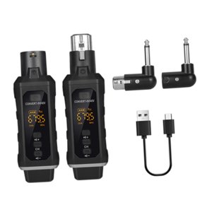 Bothyi - Transmisor Y Receptor De Audio De 48 V Para Mezclador De Audio, Amplificador De Guitarra Inalámbrico Con 1 Transmisor