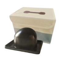 Ioensy - Caja De Almacenamiento Para Pelucas, Contenedor, Organizador De Herramientas De Maquillaje, Estuche De Transporte Para Extensiones De Cabello Con Asa