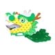 thumbnail image 3 of Kits De Materiales DIY, Decoración De Utilería, Dragón De Papel Hecho A Mano Para Fiesta, Festival De Primavera, Verde, 3 of 5