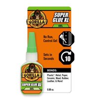 Super Glue Gorilla Gel Xl, Transparente, 25 G (Paquete De 1)