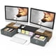 thumbnail image 1 of Soporte para monitor WESTREE Dual con 2 cajones de 100 libras, 1 of 6