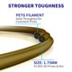 thumbnail image 2 of Filamento para impresora 3D Geeetech PETG de 1,75 mm, dorado metalizado, 1 kg, 2 of 7
