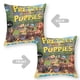 thumbnail image 2 of Pretzel y los Cachorritos Fundas de almohada de terciopelo con tema, regalos de funda de almohada, decoración para el hogar, cojín de lanzar, regalo de cumpleaños para fans y parejas.40*40cm., 2 of 6