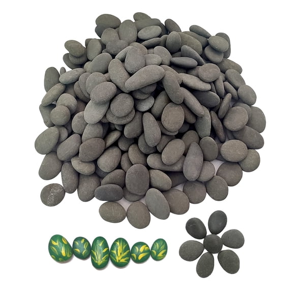 Piedras para pintar Nasrslla 1‑2,5 cm 200 piezas (piedras de río)