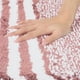 thumbnail image 3 of Alfombra de Baño REGALWOVEN, Alfombras de Baño de Microfibra Extra Suaves y Absorbentes, Alfombra de Piso Antideslizante con Rayas Esponjosas Marrón Rosado 16" x 24", 3 of 6