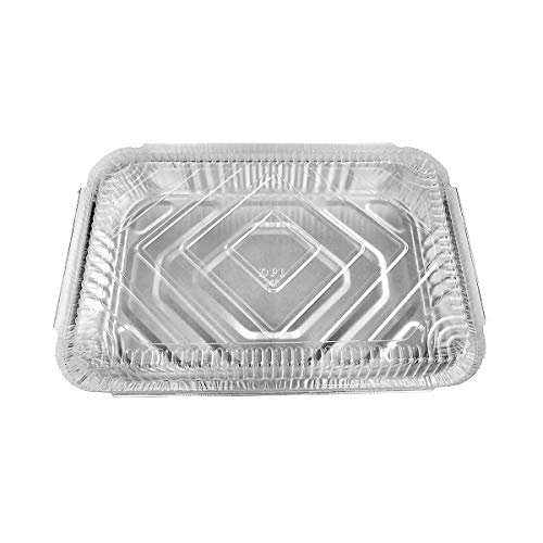 Sartén de almacenamiento de alimentos desechable de aluminio hecho a mano, 1,8 kg