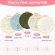 thumbnail image 5 of Kit de bordado ZenHues para principiantes adultos – 5 diseños – 20 cm, 5 of 8
