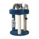 thumbnail image 1 of Arañador para gatos MECOOL con cama blanda en forma de torre, azul, 1 of 8