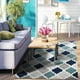 thumbnail image 2 of Alfombra Florida Turquesa 160 x 210 cm, 2 of 3