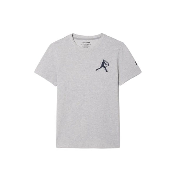 Polera Lacoste Novak Djokovic Gris Tenis