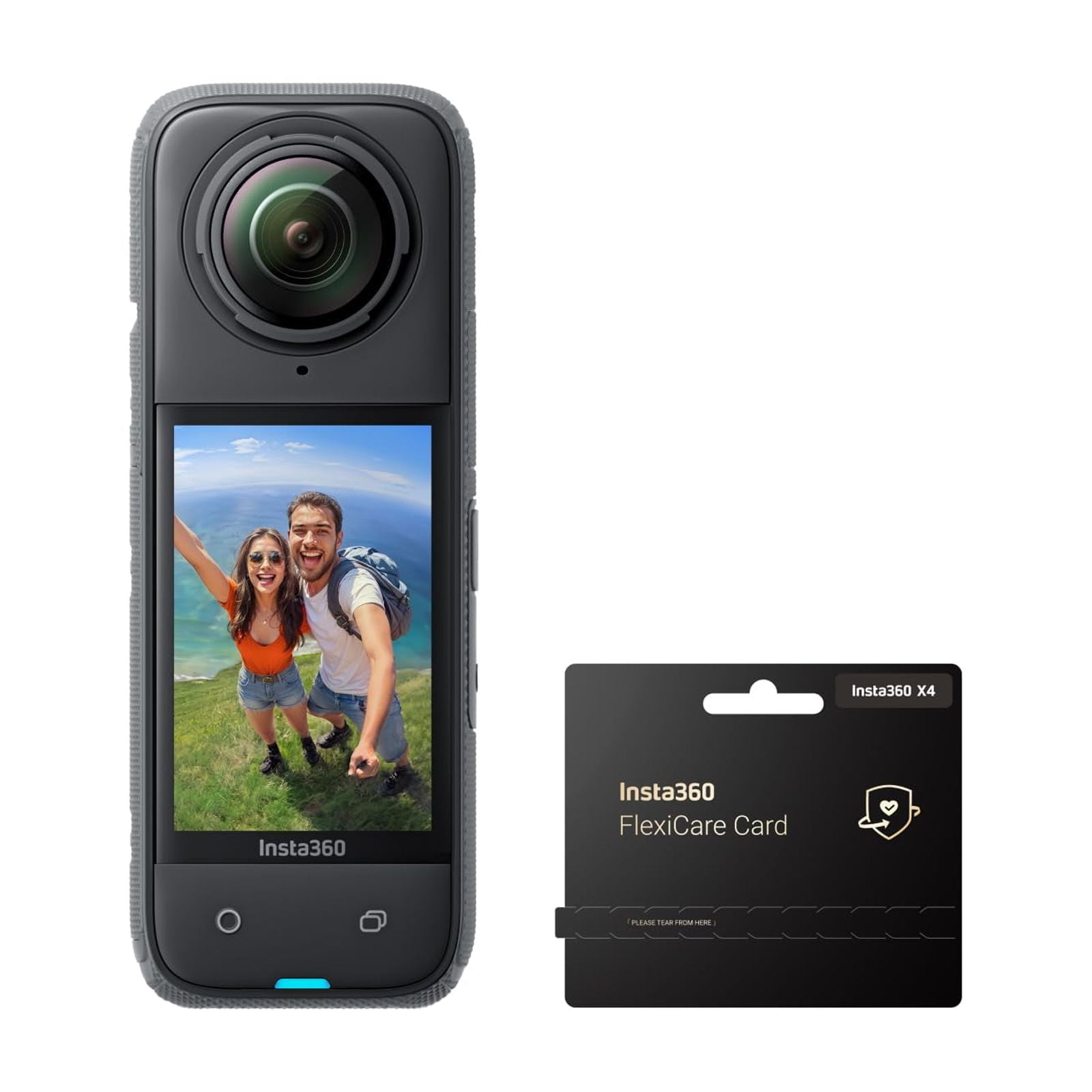 Cámara De Acción Insta360 X4 Flexicare Bundle 8k 360 4k Video