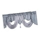 thumbnail image 3 of Cortina Con Bolsillo Para Barra, Decoración De Cenefa, Cortina Corta Para Baño, Dormitorio, Sótano, Gris, 3 of 5
