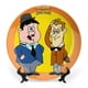 thumbnail image 1 of Plato Decorativo de Porcelana El Gordo y El Flaco Desmarcar 15 cm, 1 of 6