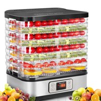 Deshidratador De Alimentos Homdox 8 Bandejas Sin Bpa Con Temporizador 72H 400W