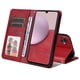 thumbnail image 2 of Funda Billetera para Samsung Galaxy A14 5G con Porta Tarjetas y Soporte Ajustable Rojo, 2 of 5