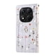 thumbnail image 3 of FOXDOCK Funda Tipo Cartera Floral para Xiaomi Redmi Note 14 Pro Plus 5G ,Funda con Tapa de Cuero PU, Protección Antigolpes con Ranuras para Tarjetas y Soporte, 3 of 5