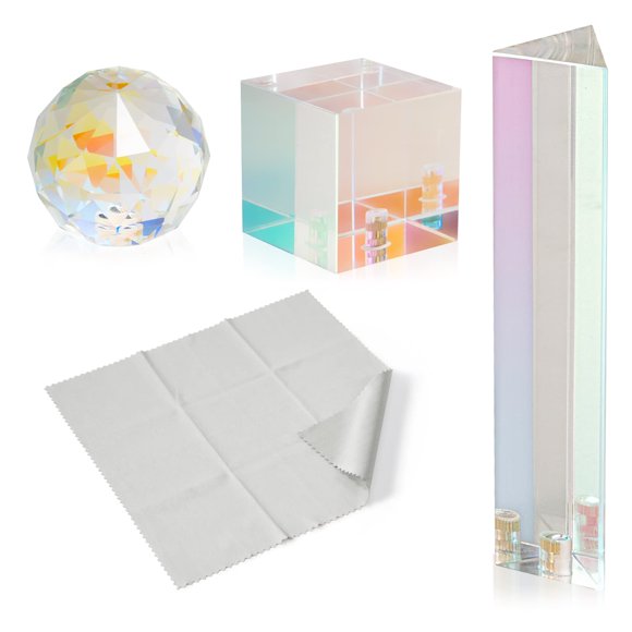 Set de Prismas Ópticos Meking de Cristal para Fotografía 6 cm/13 cm