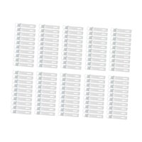 Magideal - 100X Sujetadores De Gancho Montados En La Pared Exhibición De Azulejos Colgando Hardware Fácil De Instalar Ganchos K Para Construcción De Montaje Fijo Aluminio 9X02X16Cm