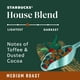 thumbnail image 3 of Cápsulas de café Starbucks House Blend tostado medio 60 K-Cups, 3 of 3