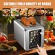 thumbnail image 5 of Toaster WHALL - Pantalla táctil de acero inoxidable de 2 cortes, color plateado, 5 of 8