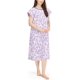 thumbnail image 1 of Bata de hospital NY Threads para mujer, suave y elegante, color rosa, 1 of 9