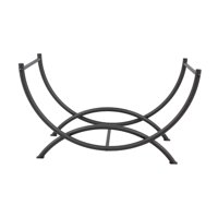 Bothyi - Soporte De Madera Para Leños Curvo, Rejilla Para Fuego Al Aire Libre Para Pesca, Hogar Y Jardín