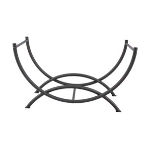 Bothyi - Soporte De Madera Para Leños Curvo, Rejilla Para Fuego Al Aire Libre Para Pesca, Hogar Y Jardín