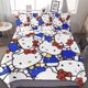 thumbnail image 1 of Hello Kitty Duvet Cover Set 3-Piece Bedding Set Soft Warm And Comfortable Soft Bed Set for Bedroom All Season Bed Sheets, 1 of 5