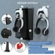 thumbnail image 3 of Compatible con el soporte de pared PS5 Pro/Slim/Console con gancho de almacenamiento y colgador de auriculares de mando para la organización de accesorios de la consola PlayStation 5-Blanco, 3 of 10