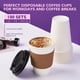 thumbnail image 2 of Vasos desechables para café PACKINNO de 12 oz con tapas y fundas, 2 of 9