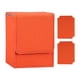 thumbnail image 4 of Caja Para Baraja De Cartas Coleccionables, Protector Resistente Para Tarjetas De Juego Con 2 Divisores, Color Naranja, 4 of 5