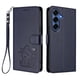 thumbnail image 1 of Funda Volteable con Diseño de Gato para Samsung Galaxy S26 Plus, Azul, 1 of 6