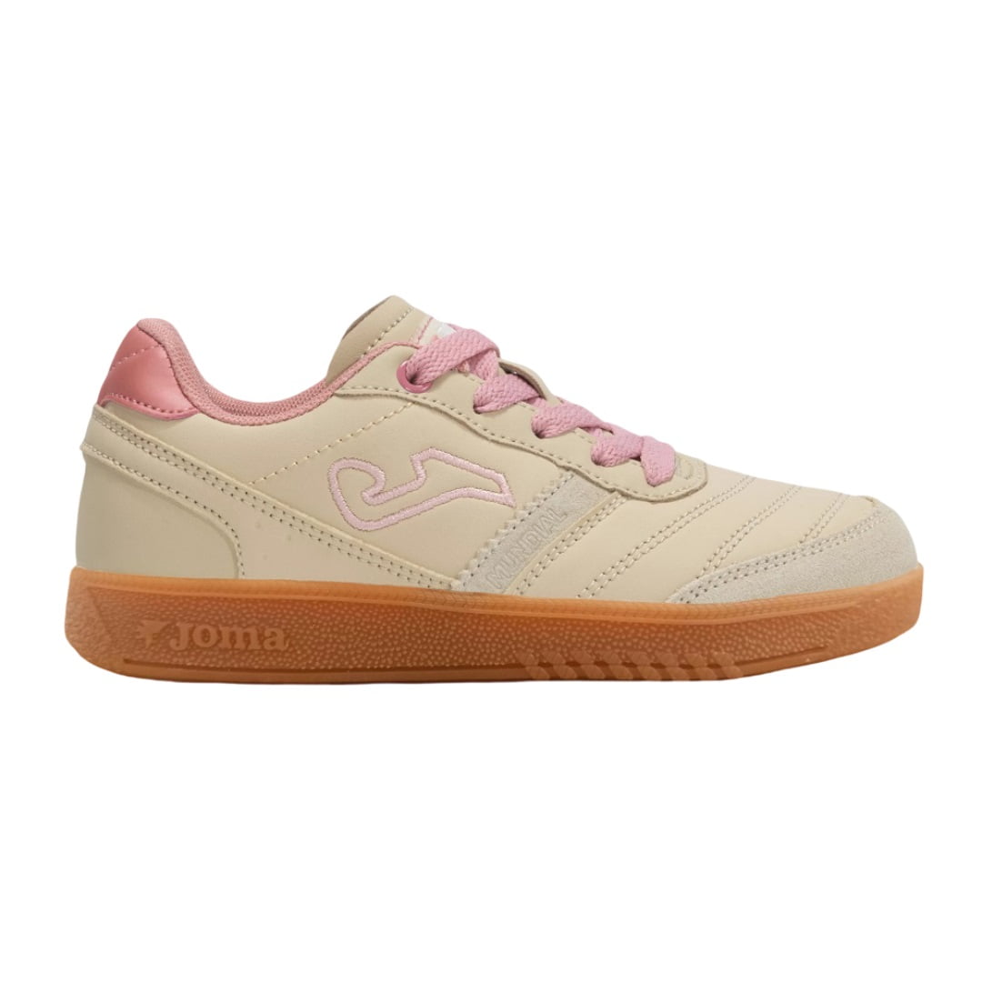 Zapatilla Kids Mundial Beige Rosa Joma