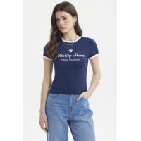 Fashionspark - Polera Mujer Ajustado Azul - Ll