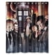 thumbnail image 1 of Cortina de ducha de Doctor Who y Police Box, juego de cortina de baño con ganchos, tamaño 60 x 72 pulgadas, 1 of 3