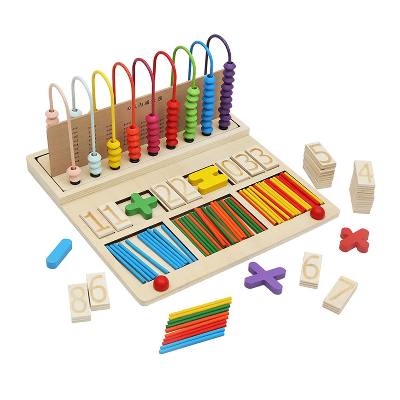 Bothyi - Juguete De Matemáticas Montessori Para Contar Cuentas De Colores, Juguetes Para Niños, Regalos, Conexión De Cuentas